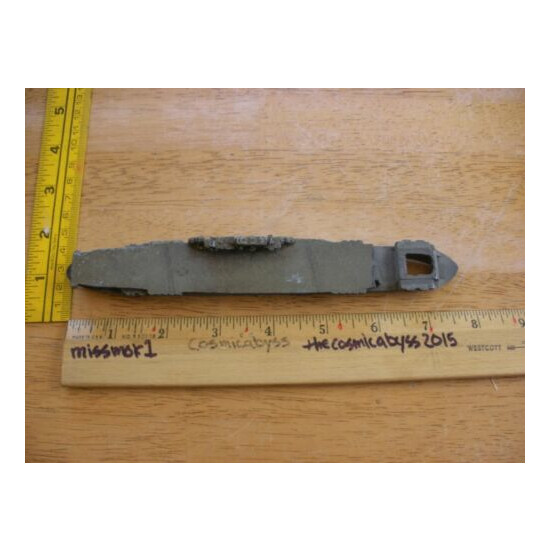 lead aircraft carrier ship 1940s VINTAGE 8" {1}