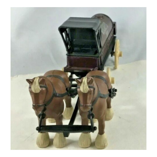 Hershey's Syrup Horse & Delivery Wagon Locking Coin Bank Vintage 1991 New  {3}