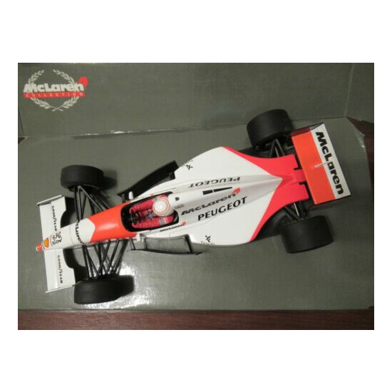Formula 1 model car, Martin Brundle; McLaren Peugeot 1994, 1:18, boxed {1}