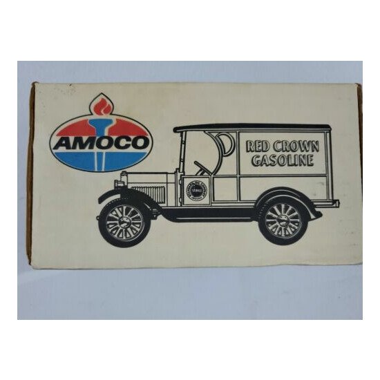 Amoco Red Crown Gasoline 1923 Chevy 1/2 Ton Truck ERTL USA COIN BANK - NOS NIB  {2}