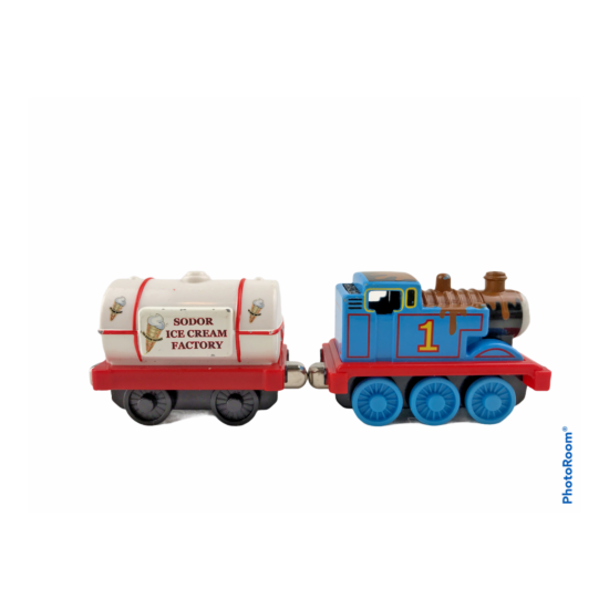 Lot of 2 Thomas & Friends Diecast Metal Train Chocolate Thomas & Sodor Car {2}