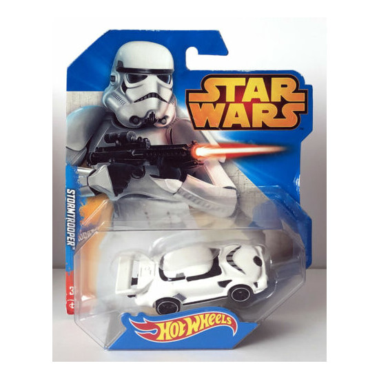 Hot Wheels Star Wars Stormtrooper Character Car NIB {1}