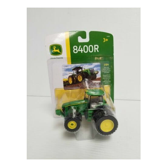 LP64762 John Deere ERTL 1/64 8400R Tractor with Triples Toy {1}