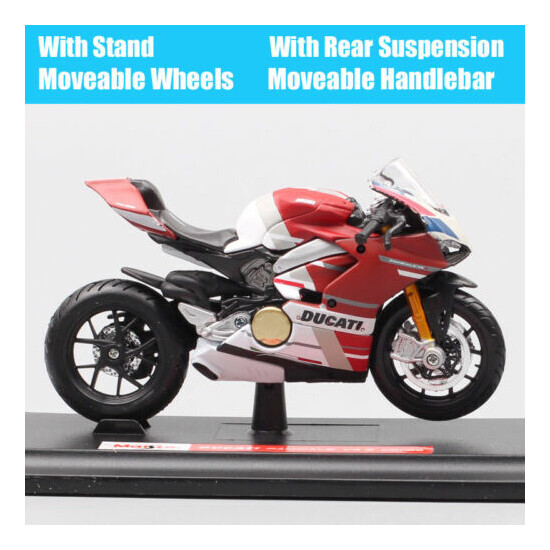 Maisto 1/18 Ducati Panigale V4 GP Corse race scale motorcycle model Diecast Toy {3}