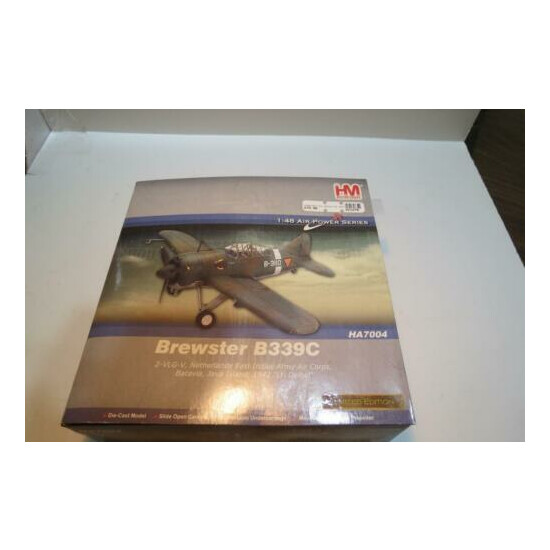 Hobby Master HA7004 Brewster B339c model plane in box {1}