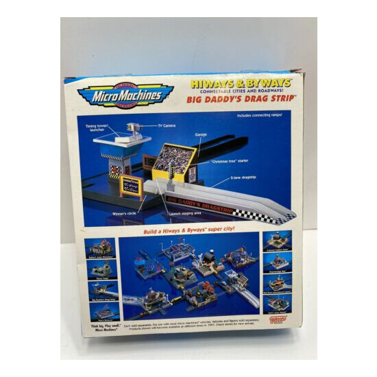 Micro Machines Hiways & Byways Big Daddy's Drag Strip Set Missing Pieces Rare {3}