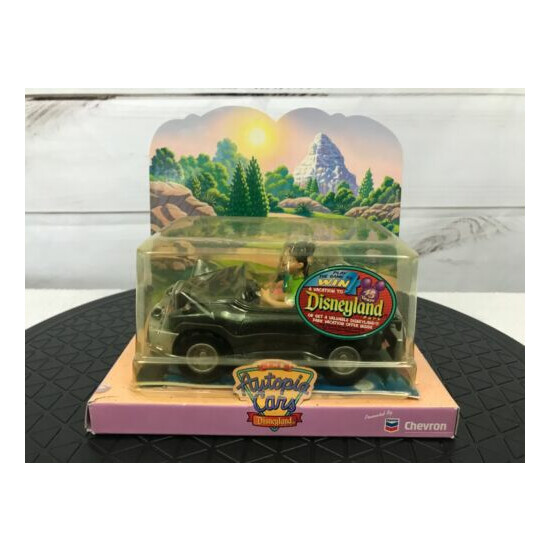The Chevron Cars The Autopia Cars Disneyland Park Dusty Collectible Green {1}
