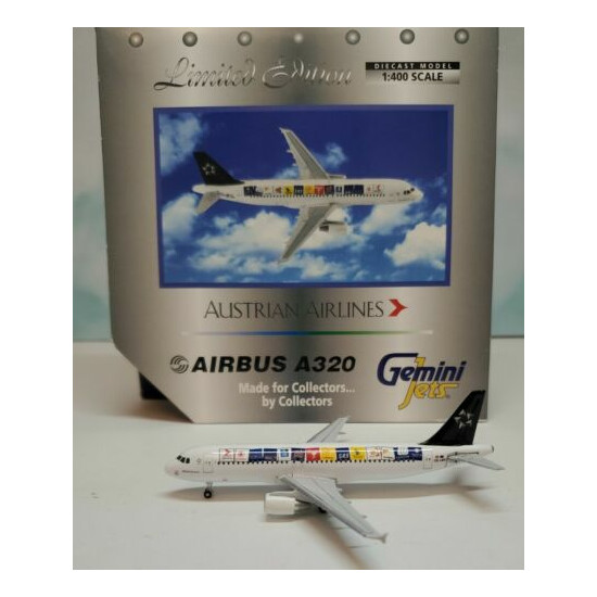 Gemini Jets 1:400 Austrian A320 OE-LBR Star Alliance Airbus GJAUA280 {1}