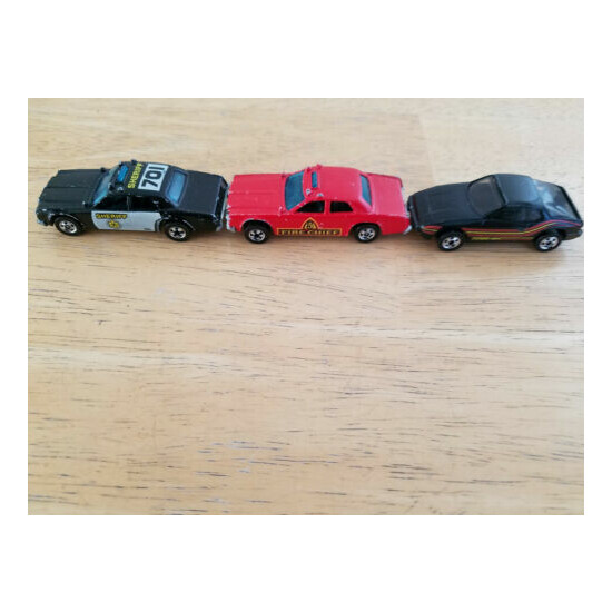 Lot of 6 toy cars (5 Hot Wheels and 1 Hasbro) 80s-90s {3}