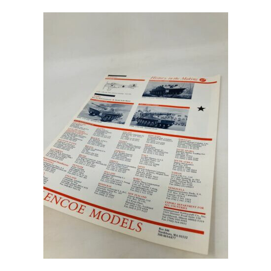 Rare Vintage 1991 Glencoe Models Catalog Booklet Sheet Aircraft Spacecraft Plane {3}
