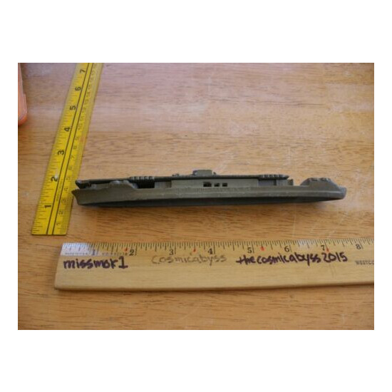 lead aircraft carrier ship 1940s VINTAGE 8" {4}