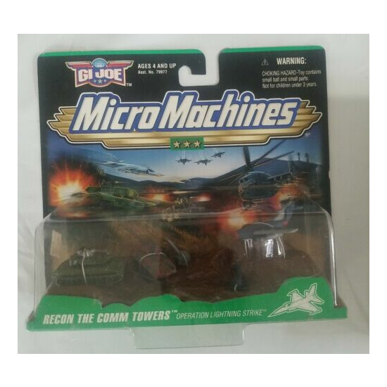  GI Joe MIcro Machines Recon The Comm Towers Operation Lightning Strike Playset {1}