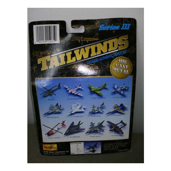 Vintage 1999 Maisto Tailwinds AV-8B Harrier US Marines Jet Airplane Diecast !!! {2}