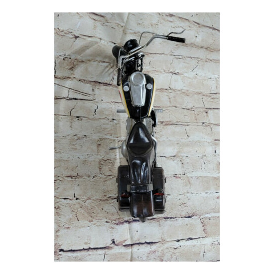 HARLEY DAVIDSON INDIAN MOTORCYCLE tin tinplate car European Finery auto handmade {6}