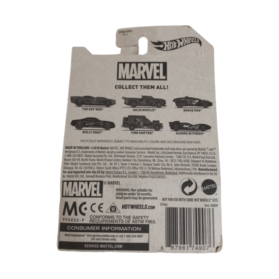 Hot Wheels Marvel Set of 2 cars Thor and Iron Man 2018 New Unopened Avengers {5}