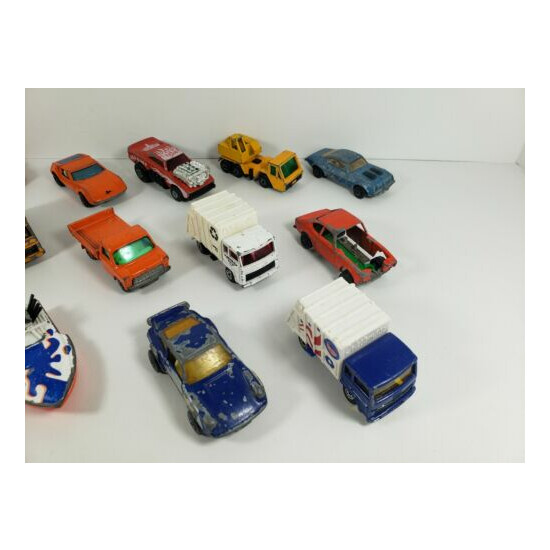 15 Assorted 1970s Matchbox Cars and Vehicles of Varying Years and Conditions {6}