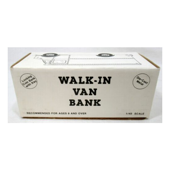 Vintage Ertl Bethlehem Steel #3946 Walk In Van Bank With Box & Key {1}