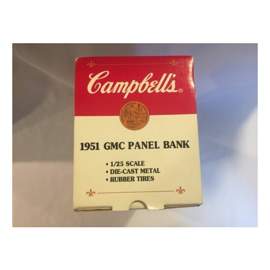 Campbell's 1951 GMC Panel Bank Die Cast Metal Bank {4}