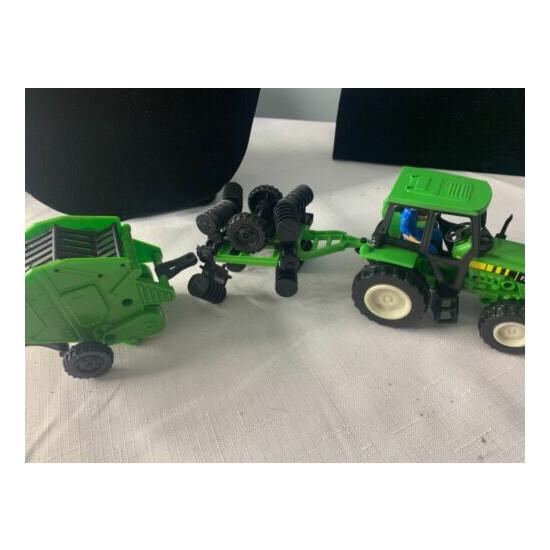 Farm Motor Tractor set with two attachments {1}