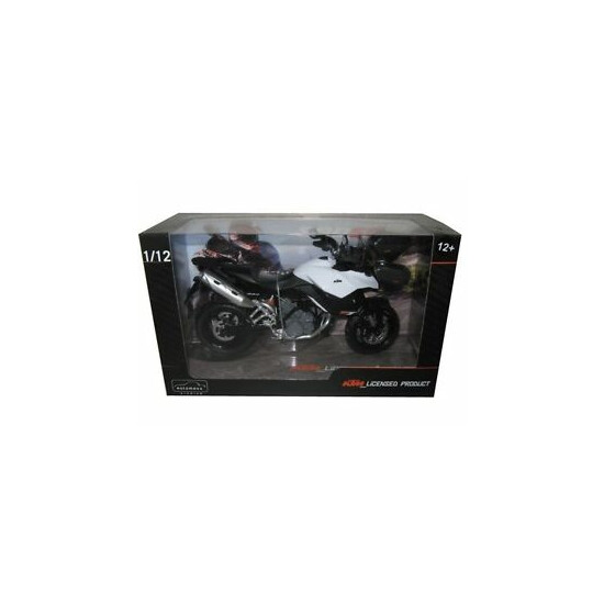  AUTOMAXX KTM 990 SM-T WHITE/BLACK 1/12 MOTORCYCLE MODEL 601703  {1}