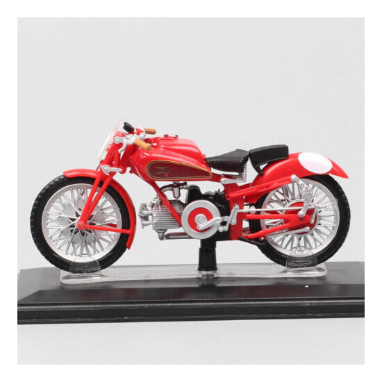 1/24 Scale Classic 1946 Moto Guzzi Dondolino Racer Diecast Toy Motorcycle Model {5}