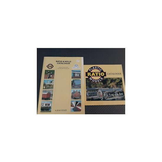 Plasitc Ratio & Wills Railway Model Train Buildings Booklet Catalog Catalouges {1}