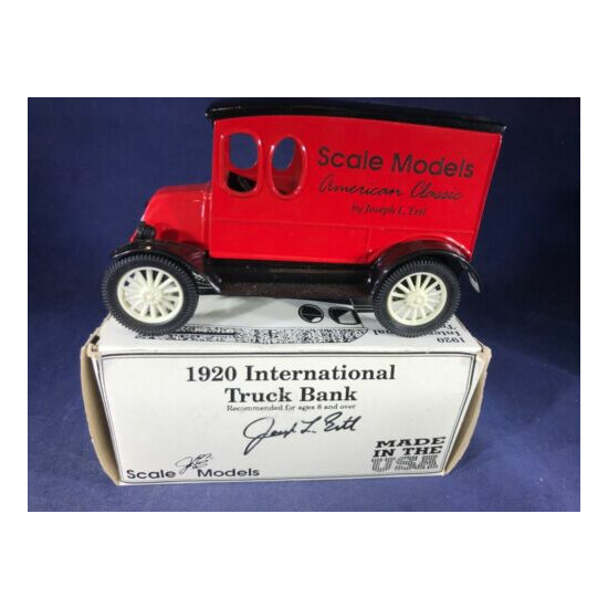 D3-25 AMERICAN CLASSIC 1:25 SCALE BANK - 1920 TRUCK - AUTOGRAPHED BY JOSEPH ERTL {1}