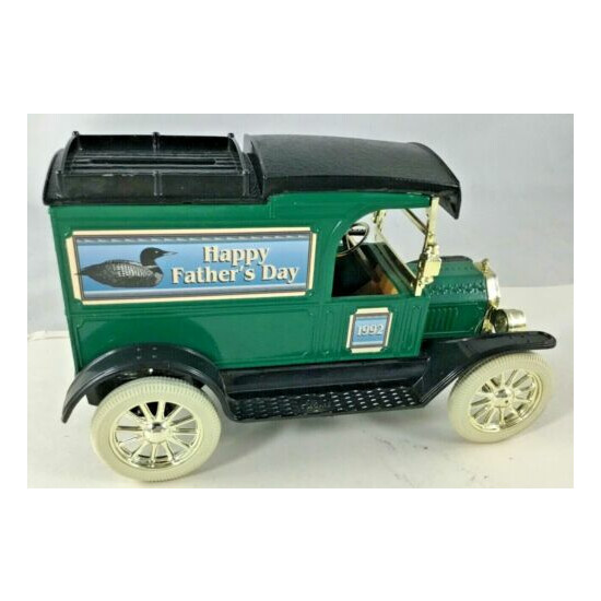 Fathers Day Collectible Gift Bank Ford Motor Co Vintage 1992 Green Die Cast New  {1}