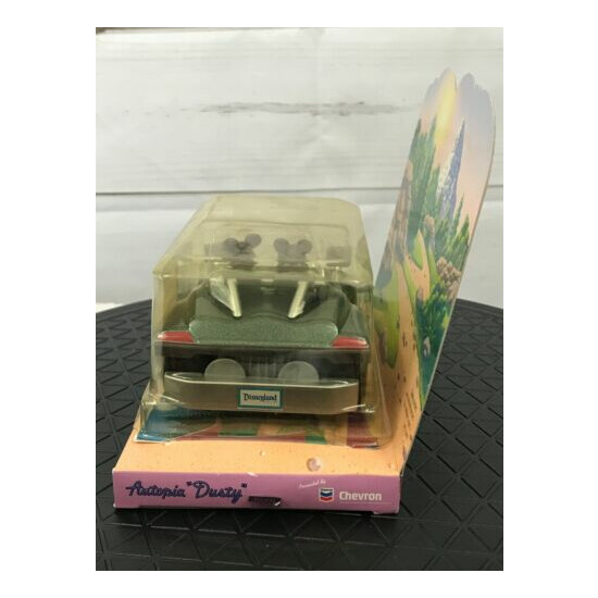 The Chevron Cars The Autopia Cars Disneyland Park Dusty Collectible Green {2}
