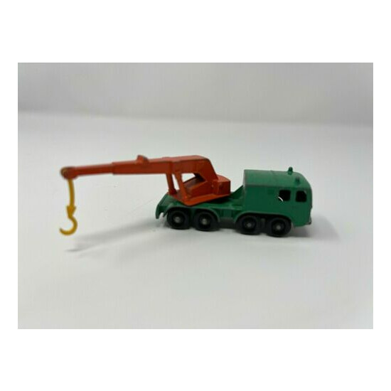 1960s MATCHBOX TOYS # 30 8-WHEEL CRANE MADE IN ENGLAND BY LESNEY CO.  {2}