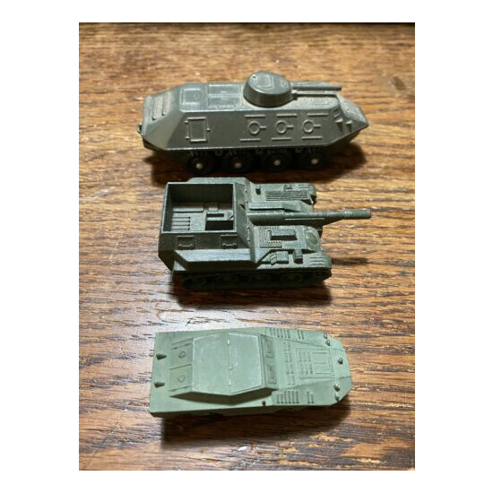 Russian military diecast vehicle lot 1/76 Scale BTR-40 And SU-76. Plus a BTR-60 {1}
