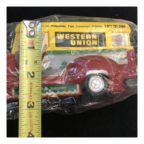 NEW 2005 Western Union PHILIPPINE JEEPNEY Coin Bank Collectible Unused & Sealed {9}