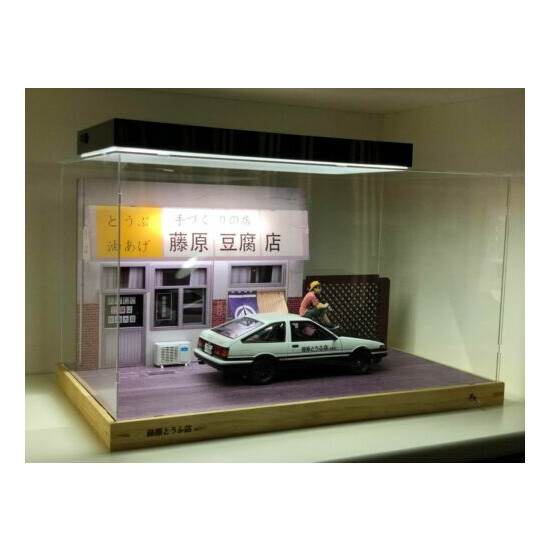 ######1/18 1/32 Initial D Tofu Shop With LED Light Yumebox Display Toyota AE86## {4}