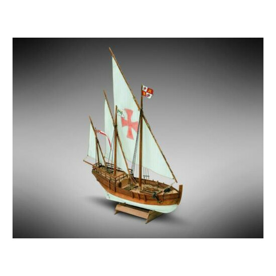 Nina Caravelle (Series Mini Mamoli) Ship IN Wood 1:106 Wooden Ship Model Kit {1}
