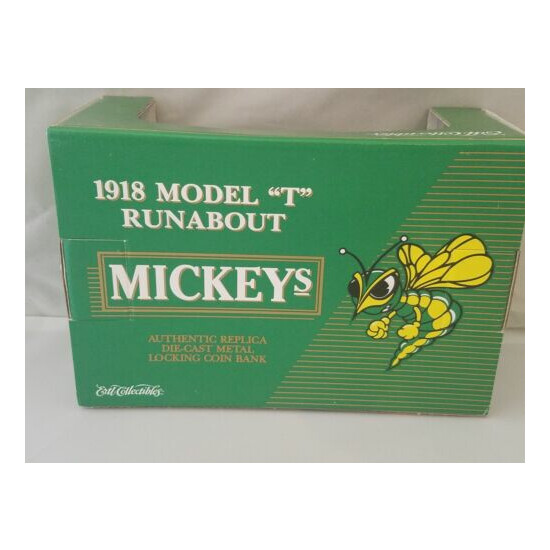 Mickey's 1918 Model "T" Runabout Coin bank Gem Mint Condition {2}