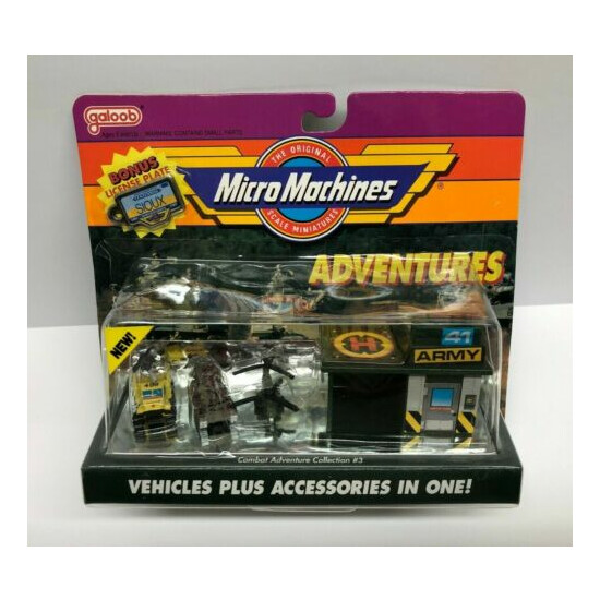 1990 Micro Machines 6400 Combat Adventure ADVENTURES Collection 3 {1}
