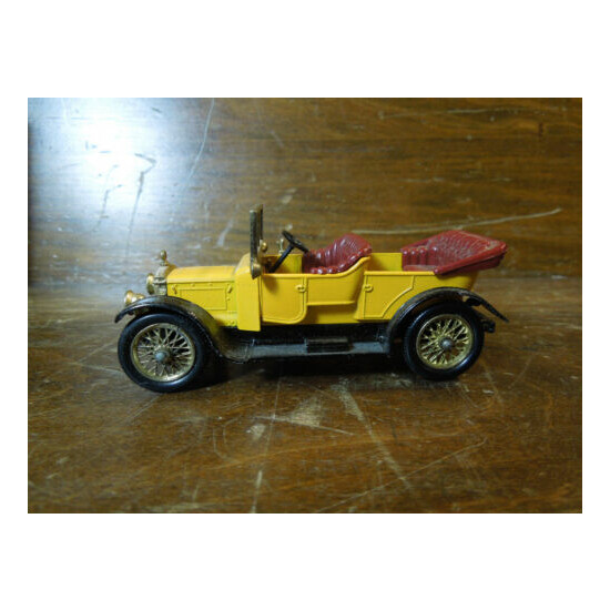 Vintage Matchbox Models of Yesteryear 1911 Yellow Daimler Y-13 With Original Box {1}