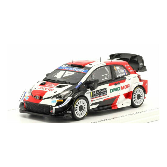 Spark S6582 Toyota Yaris WRC Winner Monte Carlo 2021 Sebastien Ogier 1/43 Scale {3}