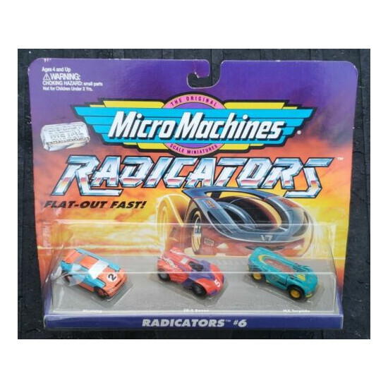 Micro Machines Radicators Set #6 Vehicle Set Galoob Vintage 1994 VHTF MISB  {1}