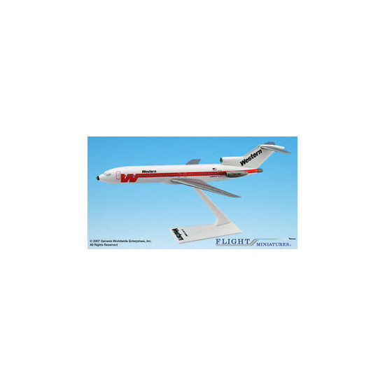 Flight Miniatures Western Airlines Boeing 727-200 1:200 Scale REG#N280IW {1}