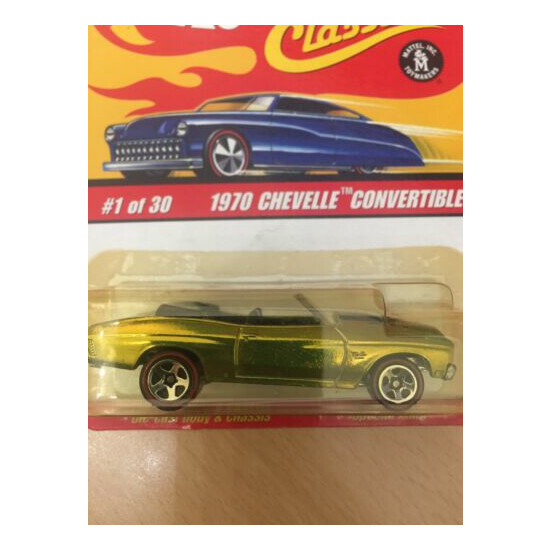 Lot of 3 Hot Wheels Chevrolet CHEVELLE Convertible Brand New in Box Sealed H55 {5}