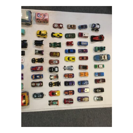 Die Cast Cars, transformers, super heroe cars, lot of 65 cars {8}