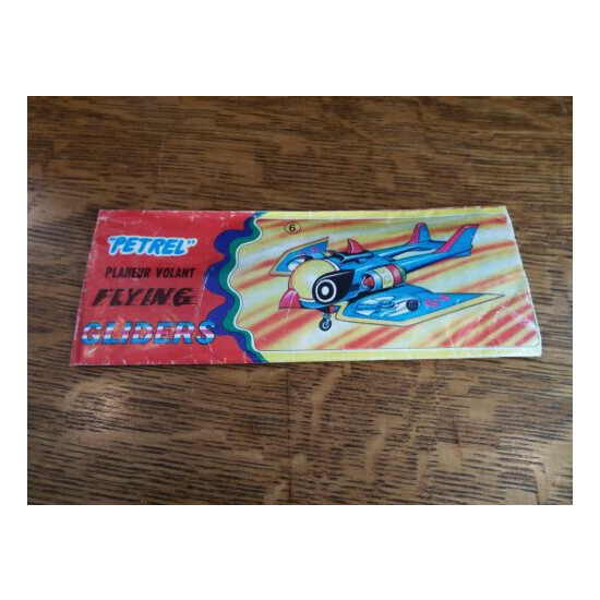 Vintage PETREL Flying Glider Sparrow Gatchman Series Futuristic Toy Airplane {1}