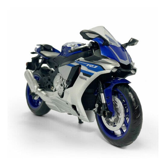 1:12 Yamaha YZF-R1 Motorcycle Model Diecast Sport Bike Toy Boys Kids Gift Blue {3}