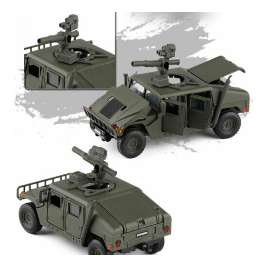1:32 Humvee M1046 TOW Missile Carrier Diecast Model Car Toy Vehicle Collection {11}