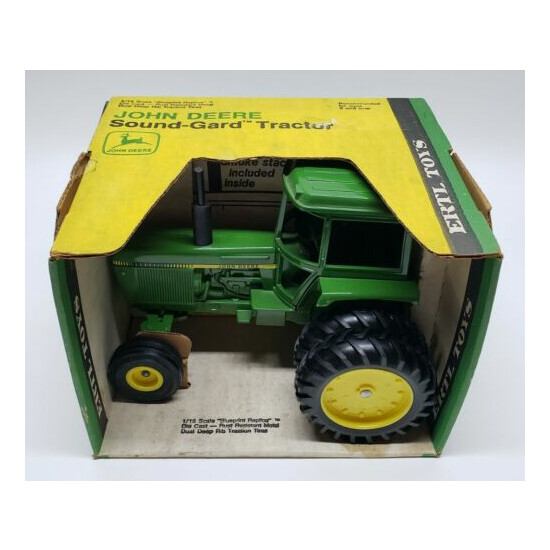 Vintage John Deere Sound-Gard 4430 / 4440 / 4450 Tractor By Ertl 1/16 Yellow Box {1}