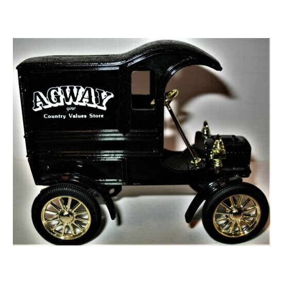 1990s Ertl Agway Replica 1905 Ford's First Delivery Truck Diecast Bank with Key {1}