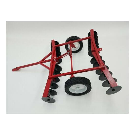 Pedal Tractor Disc attachment made form steel red {1}