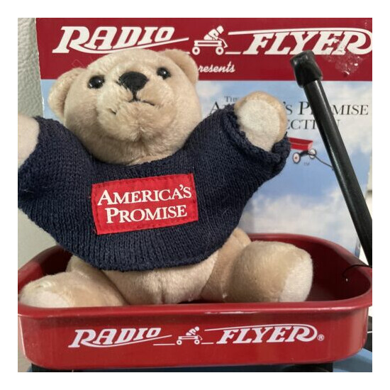 Radio Flyer ~ Colin Powell Bear ~ America's Promise Collection ~ Model #AP901  {3}