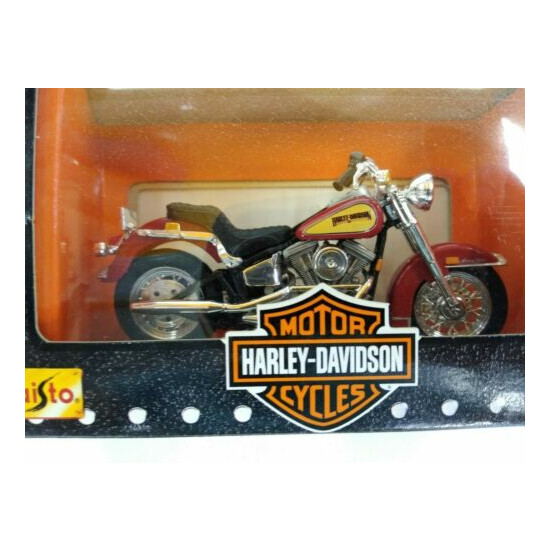 Harley Davidson Official 1986 FLST Heritage Softail Evolution DieCast Motorcycle {1}